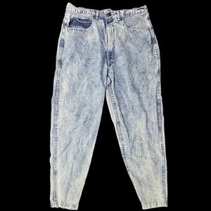 Vintage Forelli Internazionale Jeans 80s Acid Wash Tapered Zipper Womens 16 USA